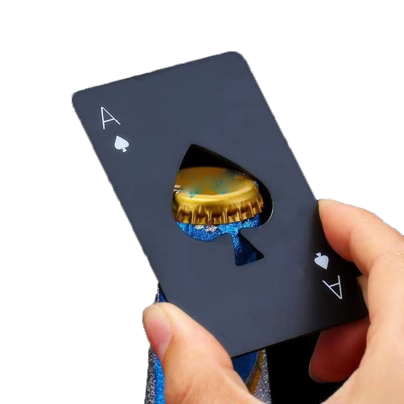Home Bar Setup - Beer Bottle Opener Poker A Card