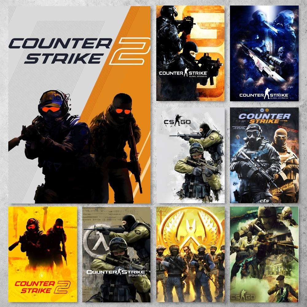 Home Bar And Counter - Counter-Strike CS Movie Sticky Poster HD