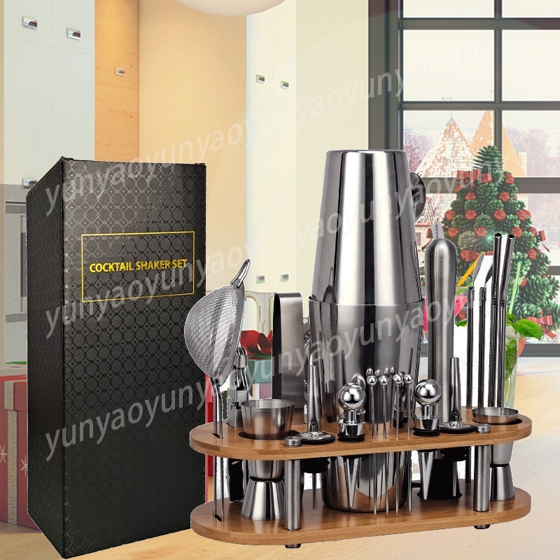 Boston Shaker Set - 23-Piece Professional Bartender Kit - Boston