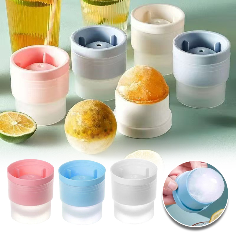 Home Bar Setup - Large Round Silicone Ice Ball Mold