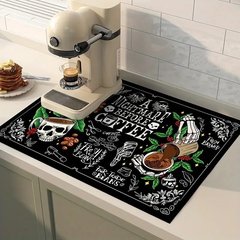 Coffee Mat Absorbent Mat Kitch - Bar Mat Rubber 리뷰 및 가격