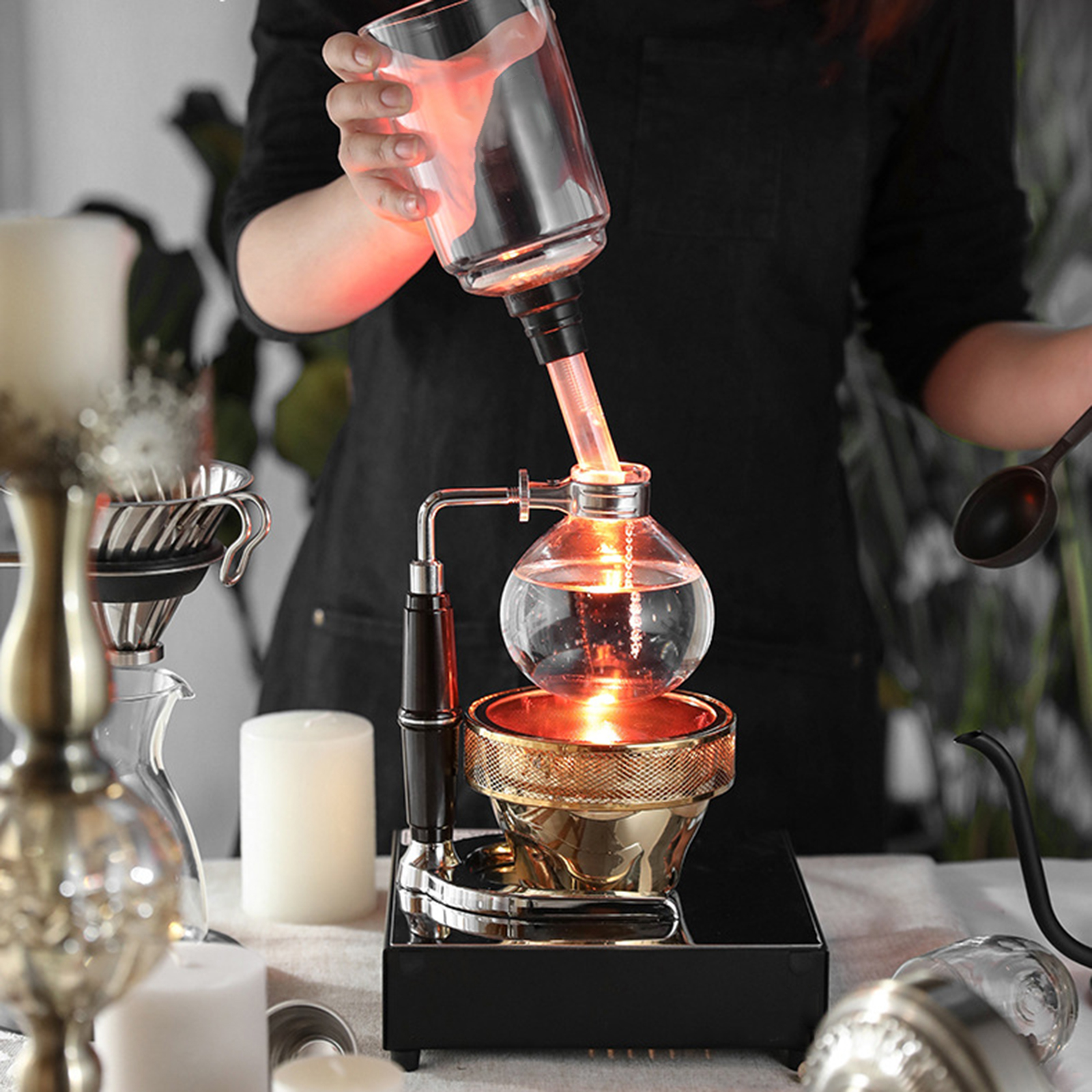 Siphon Coffee Maker 3/5 Cups V - Home Bar Setup 리뷰 및 가격
