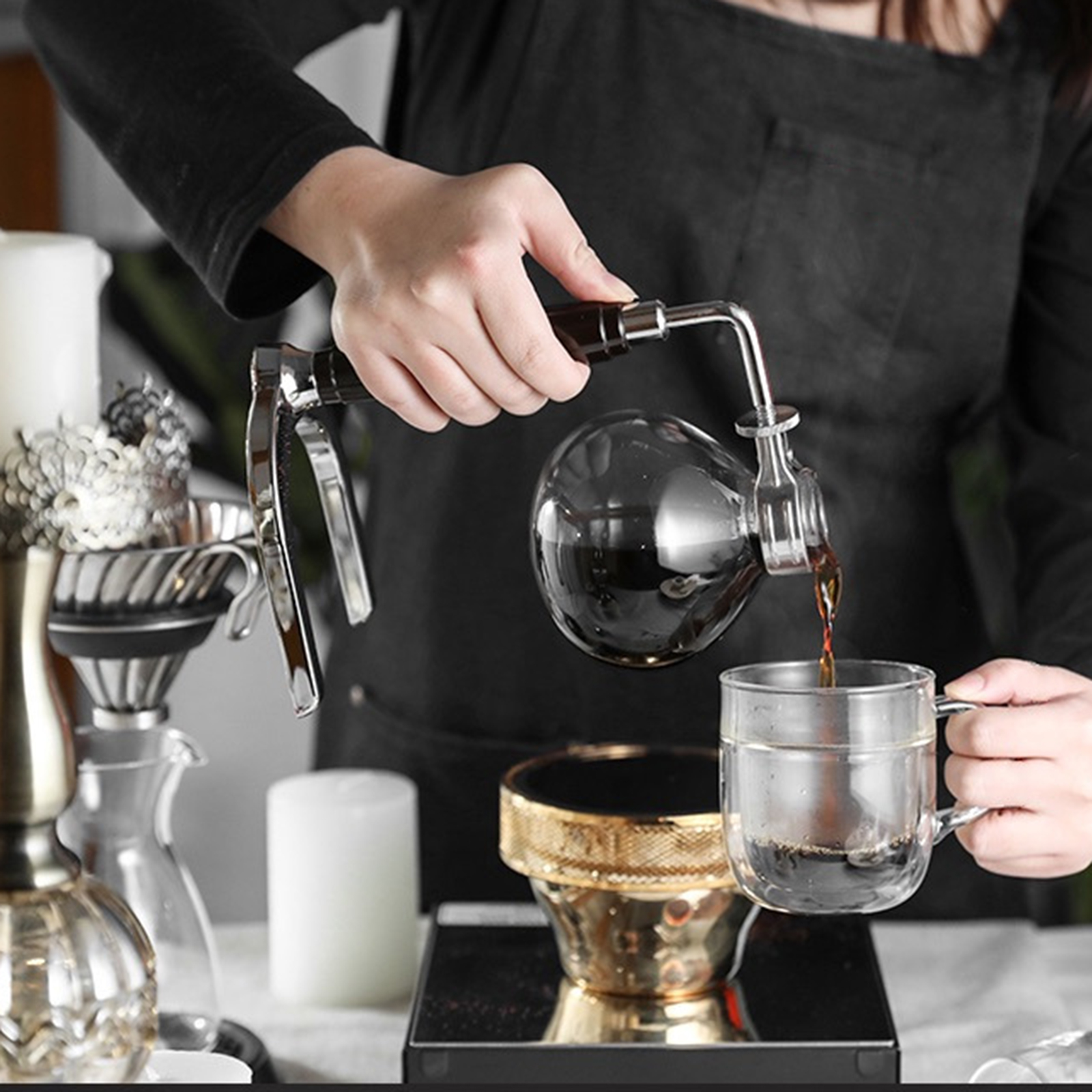 Siphon Coffee Maker 3/5 Cups V - Home Bar Setup 리뷰 및 가격