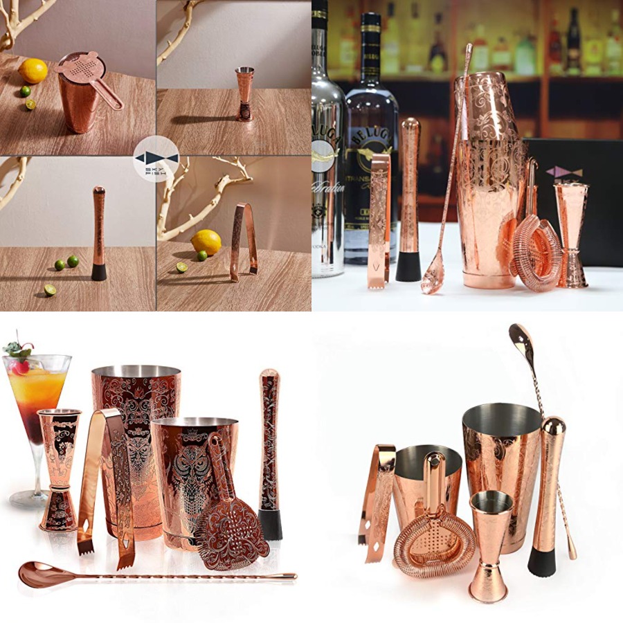 Sky Fish Bartender Kit Cocktai - Boston Shaker Set 리뷰 및 가격