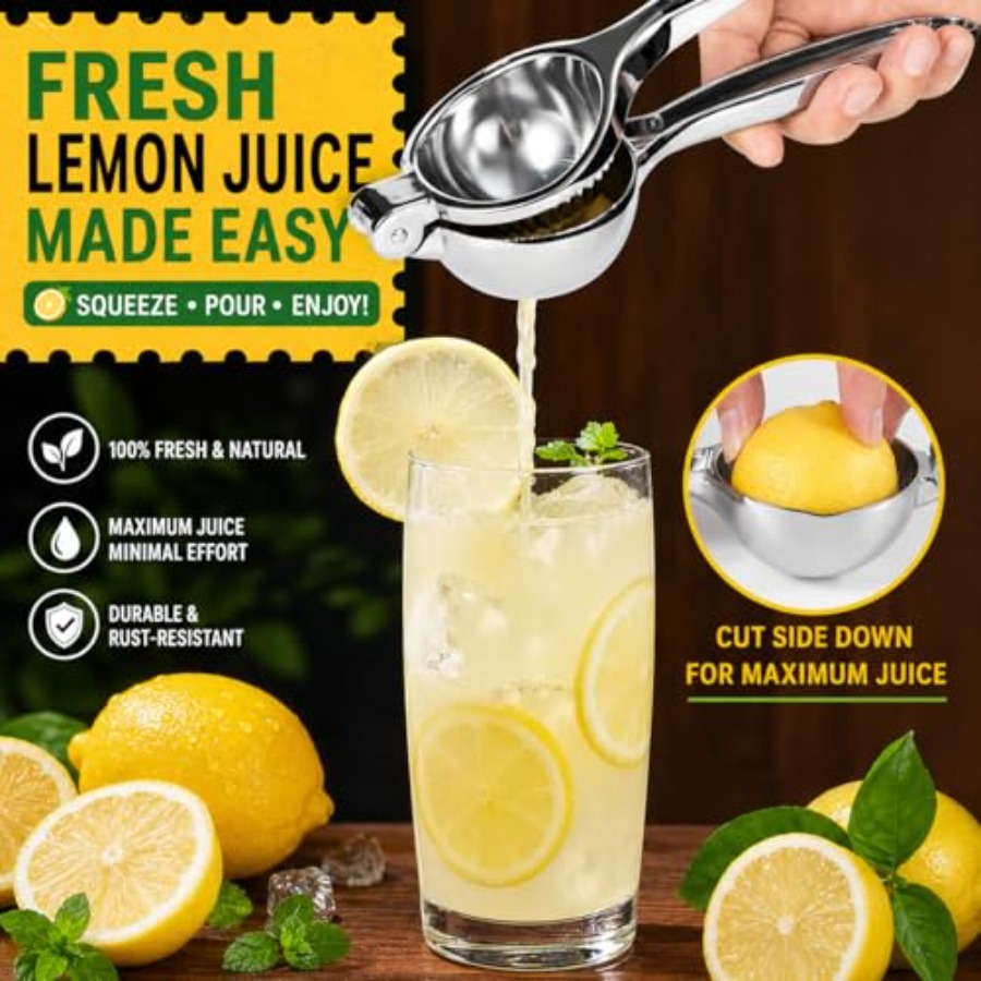 Premium Lemon Squeezer, Large  - Citrus Juicer Bar 리뷰 및 가격