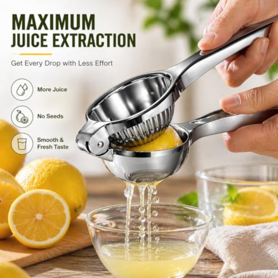 Premium Lemon Squeezer, Large  - Citrus Juicer Bar 리뷰 및 가격