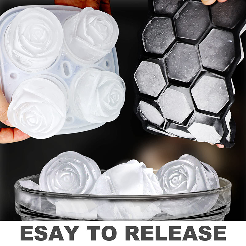 Rose Ice Ball Molds 2.5 Inch L - Ice Mold Sphere 리뷰 및 가격