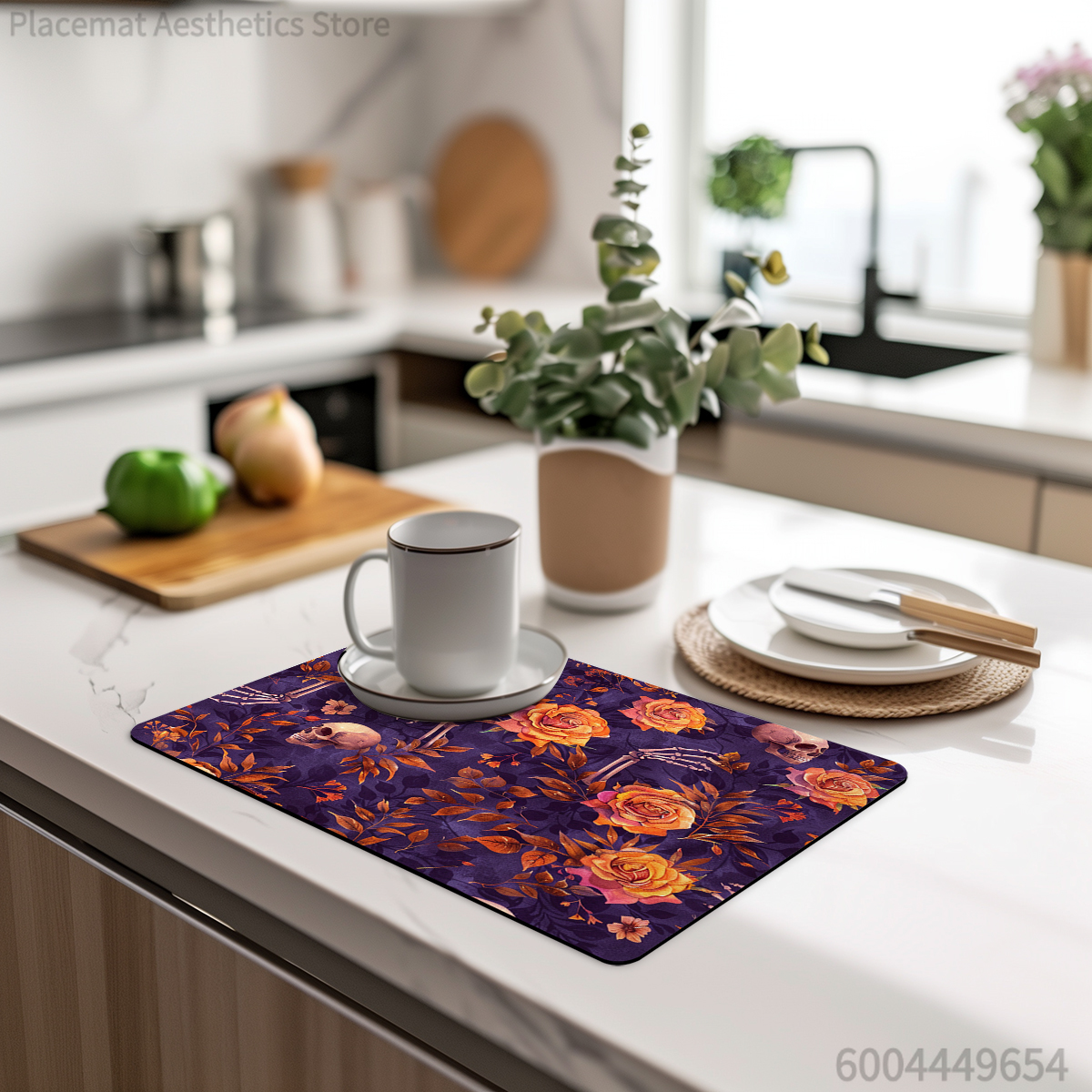 Coffee Cup Drying Mat Hallowee - Bar Mat Rubber 리뷰 및 가격