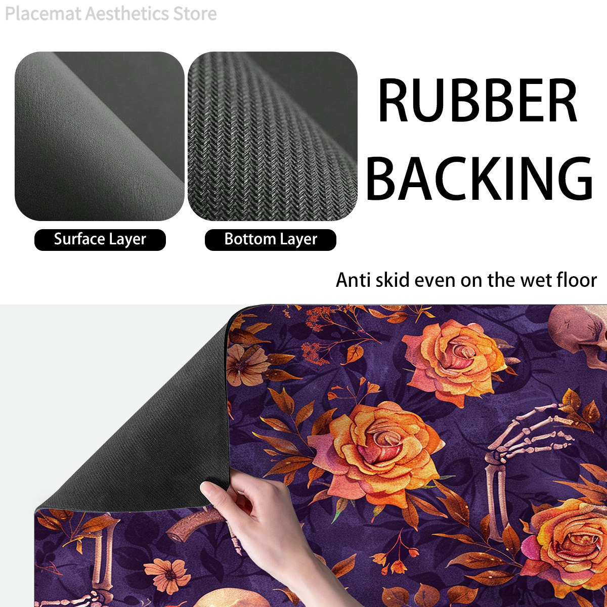 Coffee Cup Drying Mat Hallowee - Bar Mat Rubber 리뷰 및 가격
