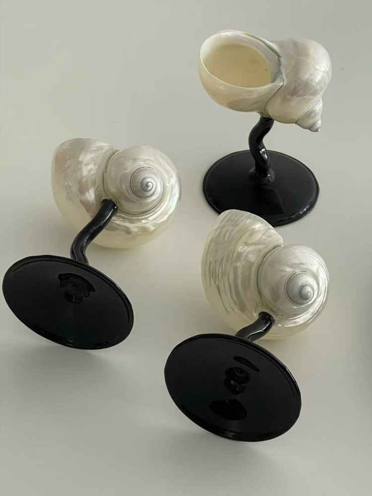 Natural Conch Wine Glass Bar a - Home Bar Setup 리뷰 및 가격