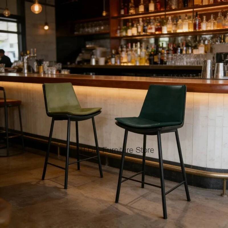 Modern Leather Bar Stools, Uph - Home Bar And Counter 리뷰 및 가격