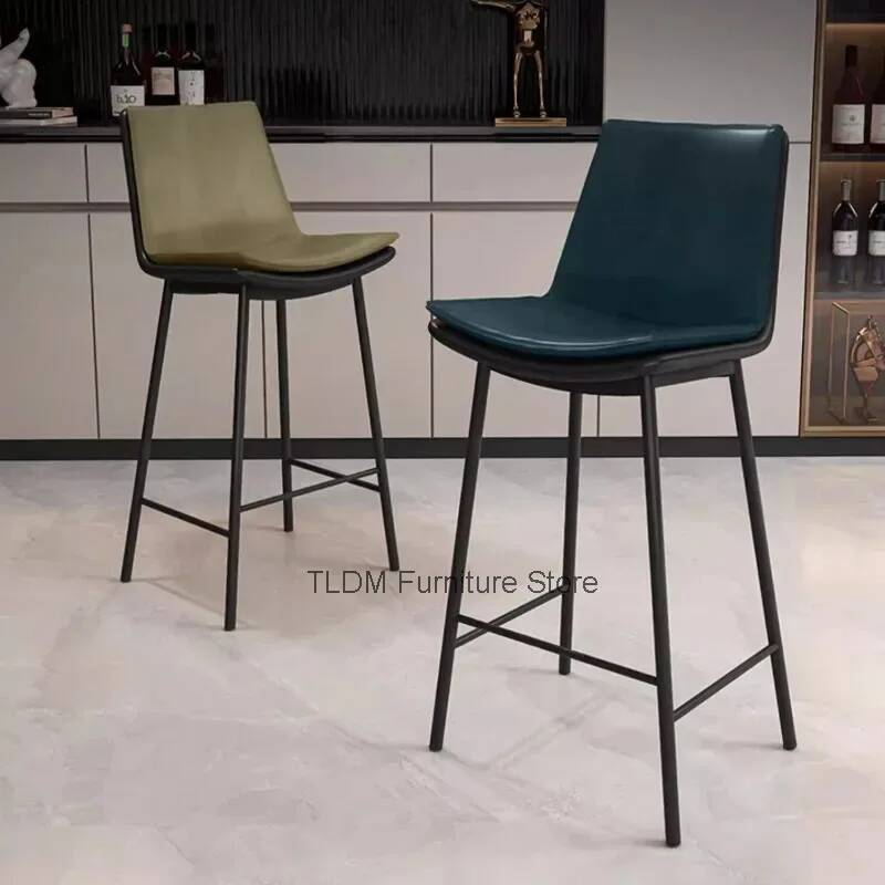 Modern Leather Bar Stools, Uph - Home Bar And Counter 리뷰 및 가격