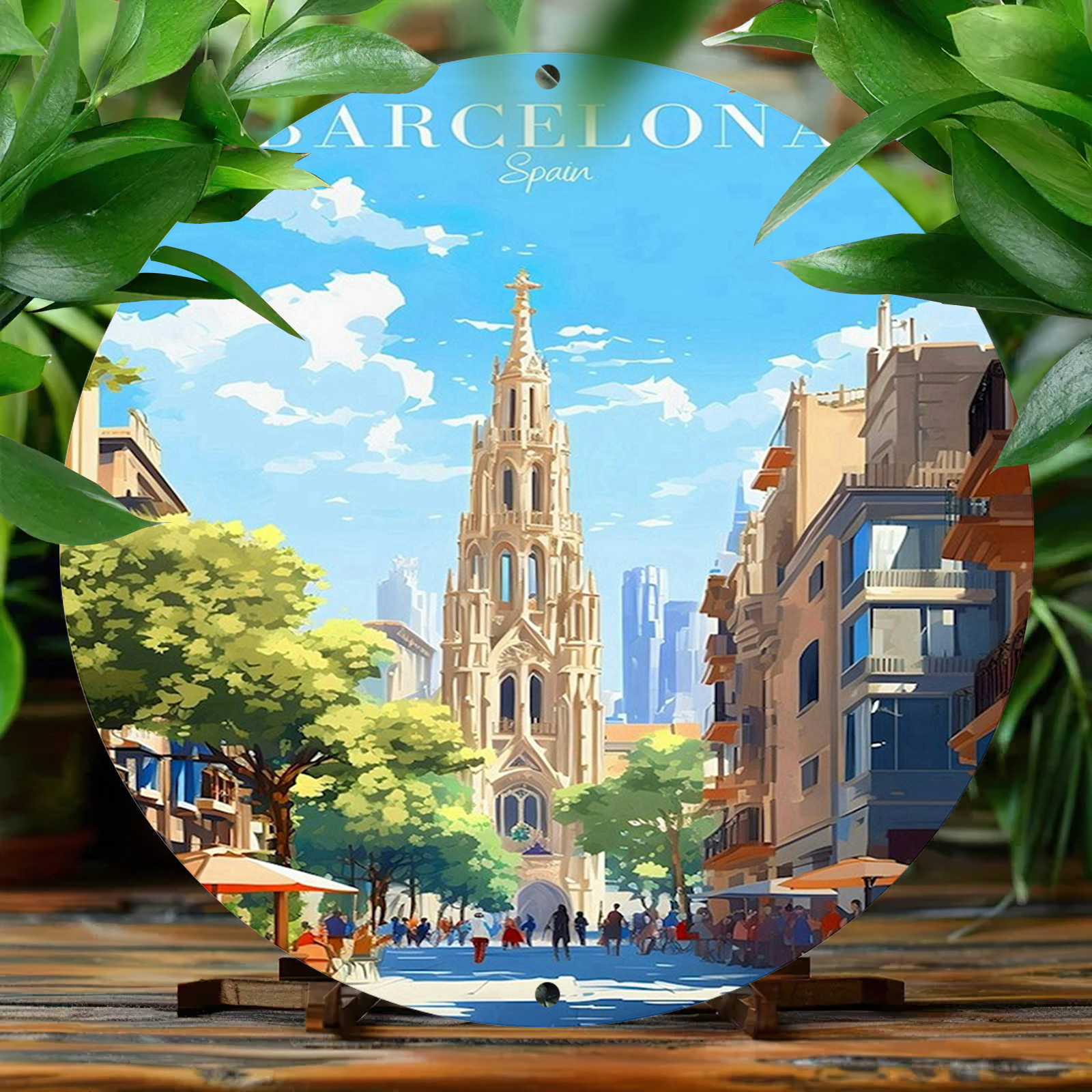 Barcelona Spain Scenic Illustr - Home Barcelona 리뷰 및 가격