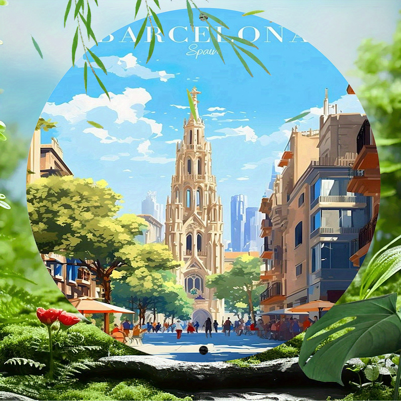 Barcelona Spain Scenic Illustr - Home Barcelona 리뷰 및 가격