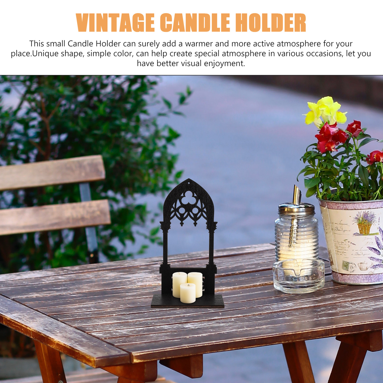 1Pair Gothic Holder Wooden Vin - Home Bar Stand 리뷰 및 가격
