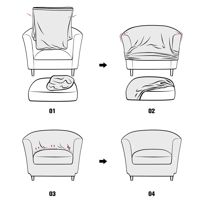 Solid Color Club Armchair Cove - Home Bar Lounge 리뷰 및 가격
