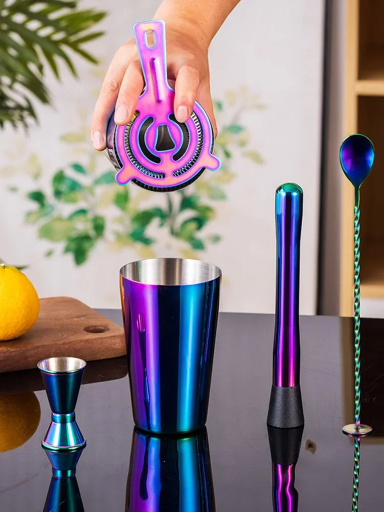 5/7pcs Rainbow Cocktail Shaker - Boston Shaker Set 리뷰 및 가격