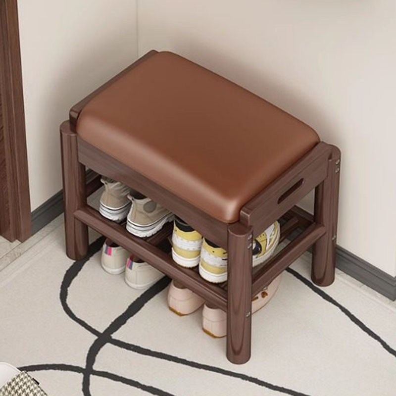 Modern Wood Foot Stool Shoe St - Home Bar Lounge 리뷰 및 가격