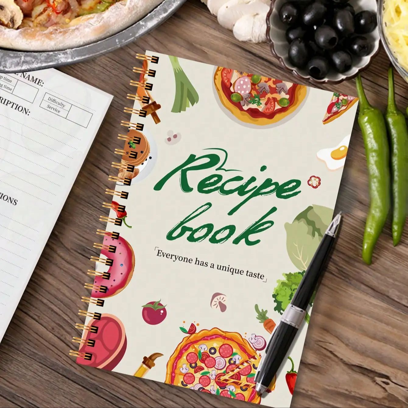 A5 Recipe Book with Full-Color - Cocktail Recipe Book 리뷰 및 가격