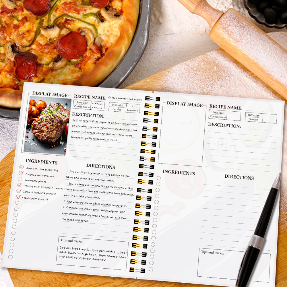 A5 Recipe Book with Full-Color - Cocktail Recipe Book 리뷰 및 가격