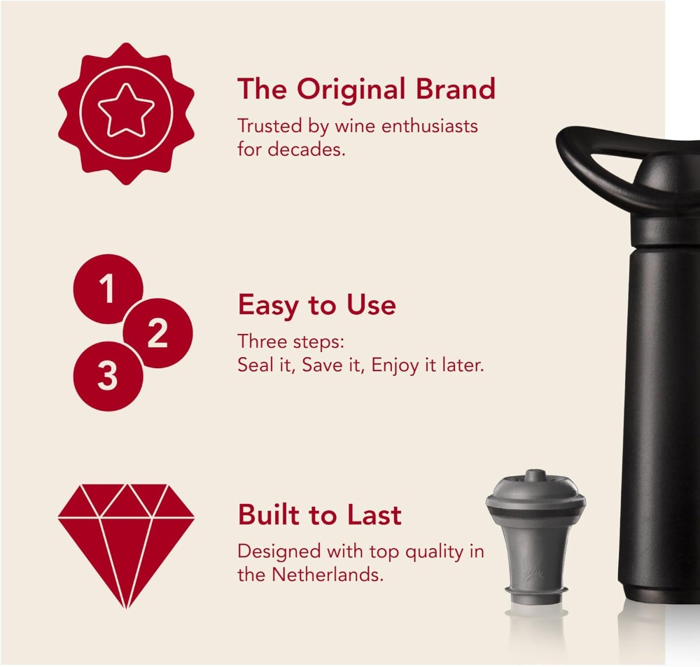 Premium Wine Preserver Vacuum  - Wine Preservation Pump 리뷰 및 가격