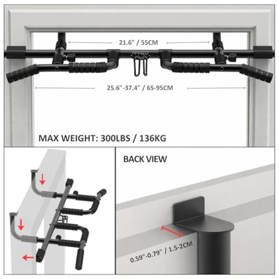 Doorway Pull Up Bar Set with S - Home Bar Setup 리뷰 및 가격