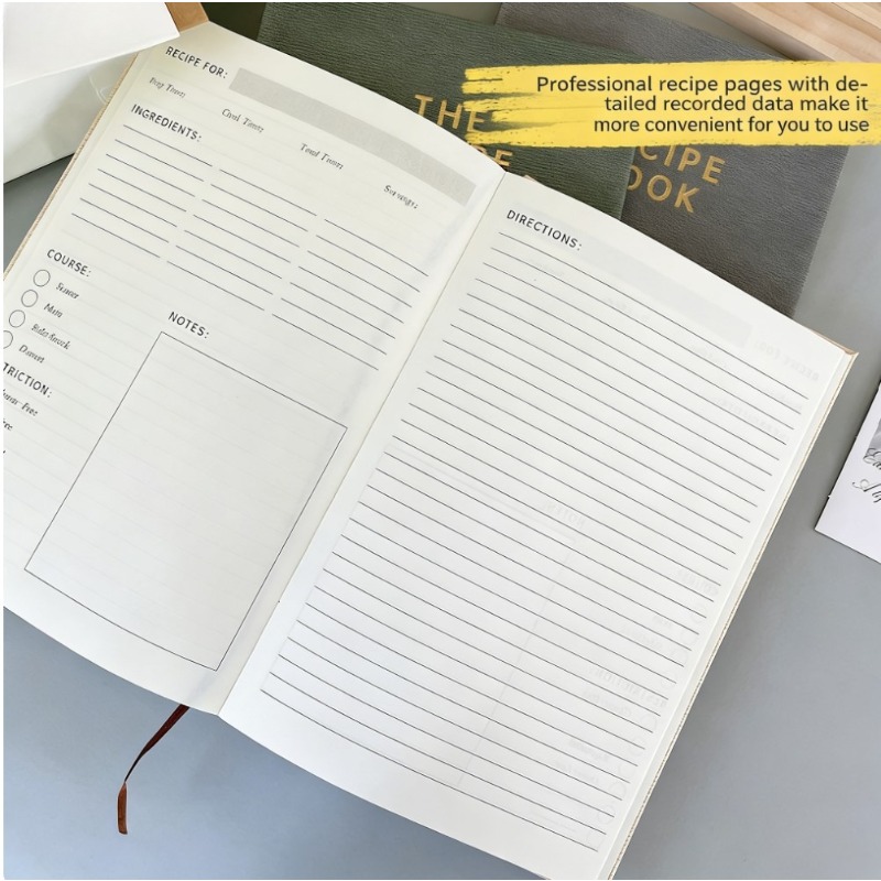 A5 Hardcover Recipe Book - Cus - Cocktail Recipe Book 리뷰 및 가격