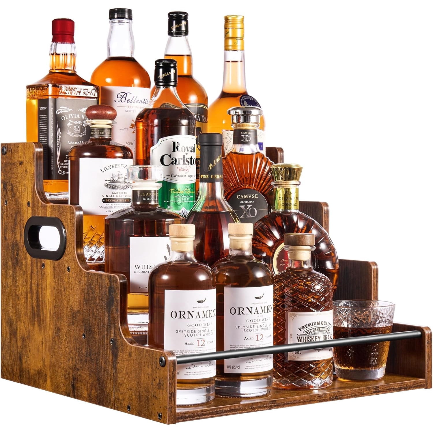 Liquor Bottle Display Shelf, C - Home Bar Stand 리뷰 및 가격