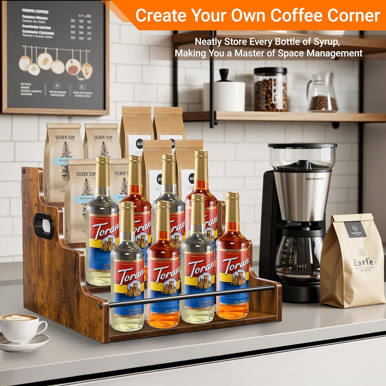 Liquor Bottle Display Shelf, C - Home Bar Stand 리뷰 및 가격