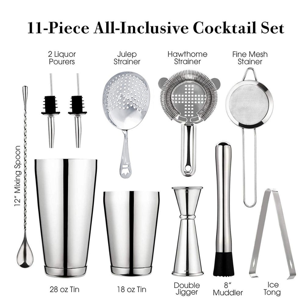 Cocktail Shaker Bar Set: 2 Wei - Boston Shaker Set 리뷰 및 가격