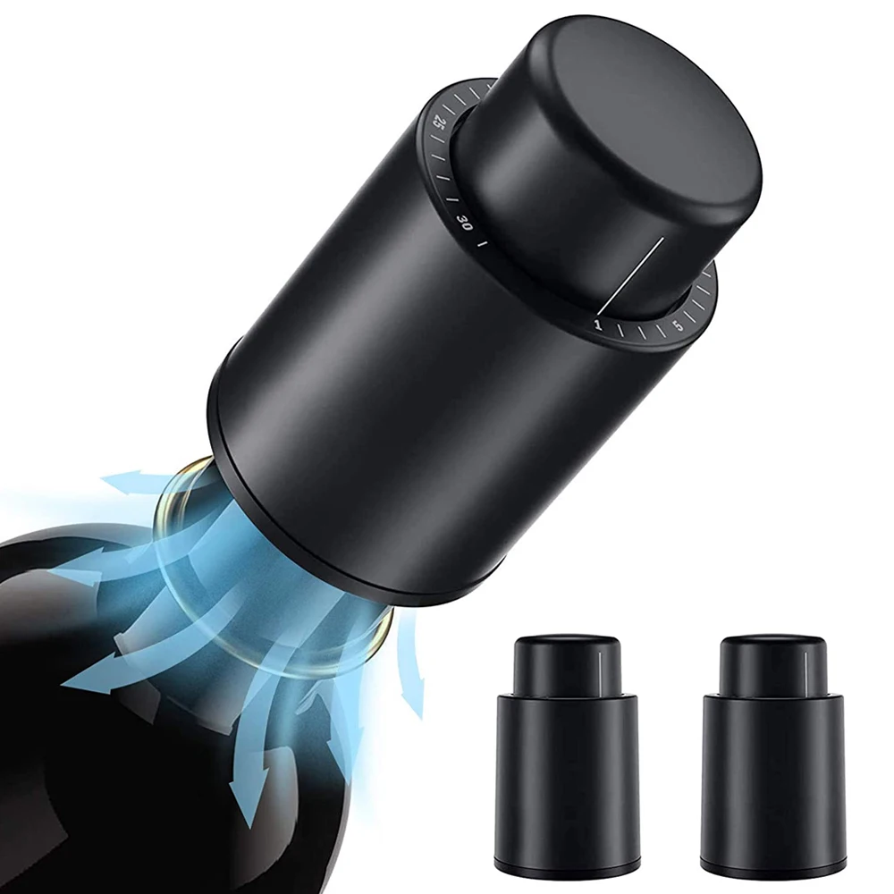 Vacuum Wine Bottle Cap Stopper - Wine Preservation Pump 리뷰 및 가격