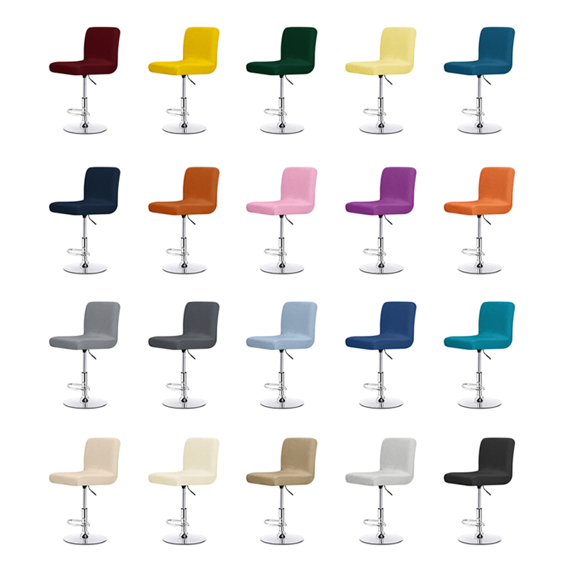 Velvet Solid color Chair Cover - Home Bar Lounge 리뷰 및 가격