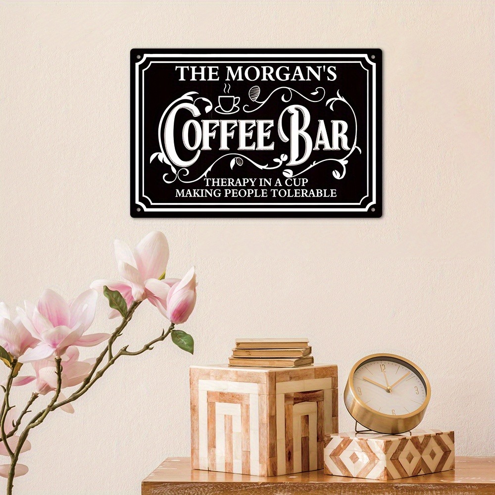 1pc Personalized The Morgan's  - Home Bar Signs 리뷰 및 가격