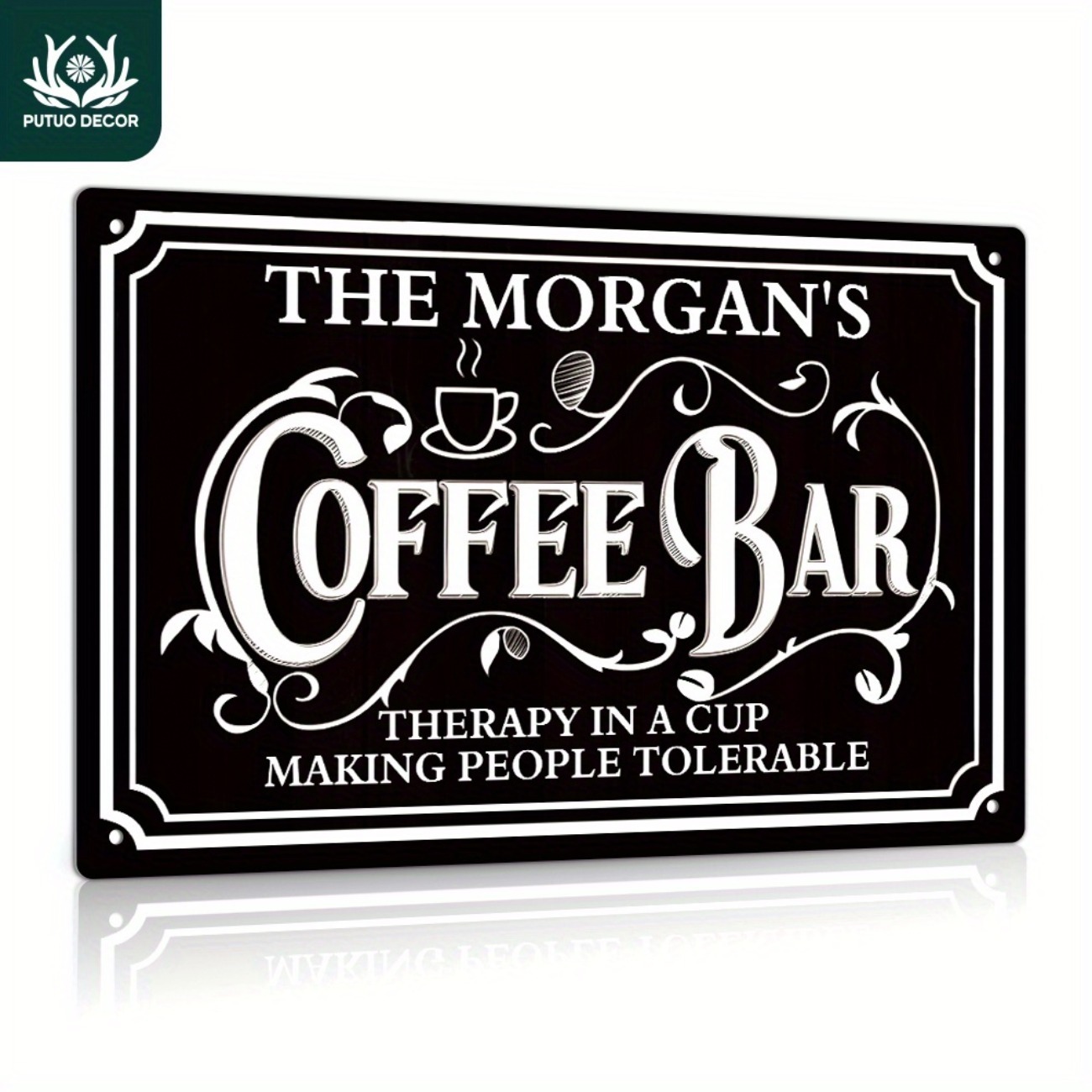 1pc Personalized The Morgan's  - Home Bar Signs 리뷰 및 가격