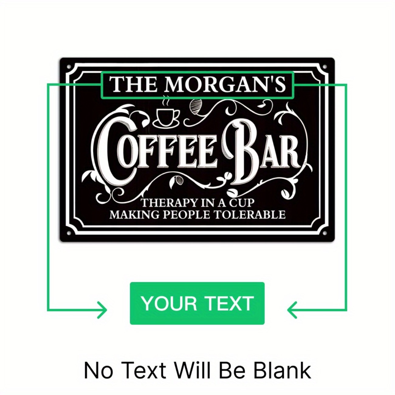 1pc Personalized The Morgan's  - Home Bar Signs 리뷰 및 가격