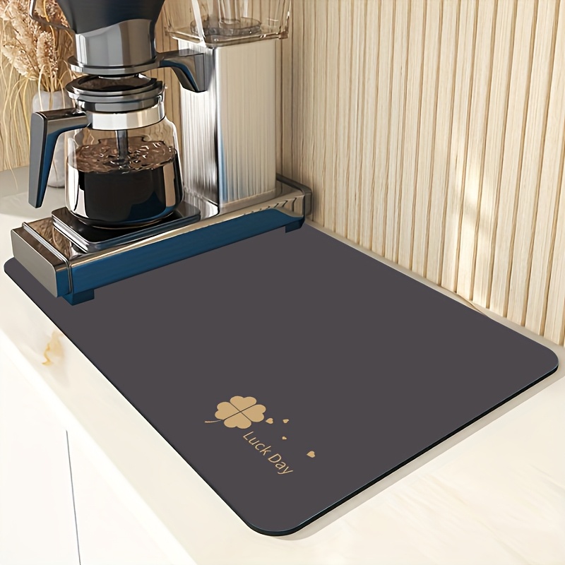 Dark Grey Clover Luck Dish Dry - Bar Mat Rubber 리뷰 및 가격