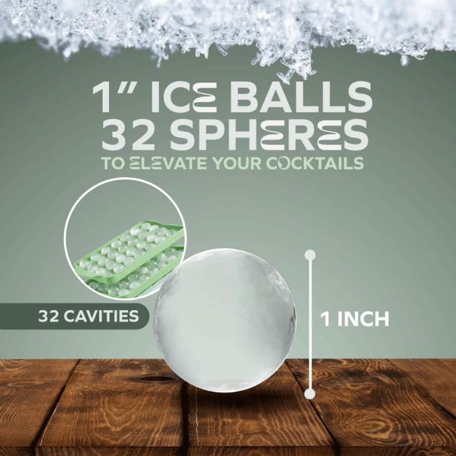 Round Ice Ball Mold Tray 1 Pac - Ice Mold Sphere 리뷰 및 가격