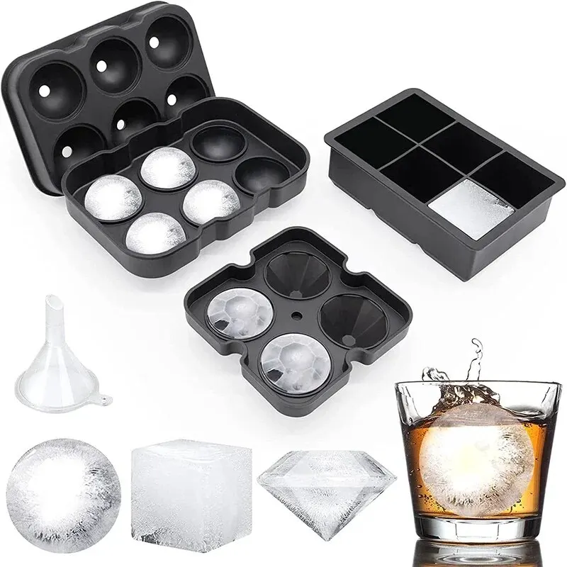1pc Ice Cube Trays Silicone Ic - Ice Mold Sphere 리뷰 및 가격