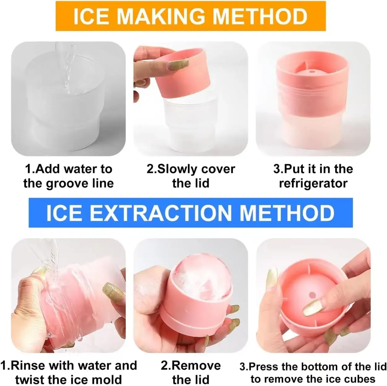 Large Round Silicone Ice Ball  - Home Bar Setup 리뷰 및 가격