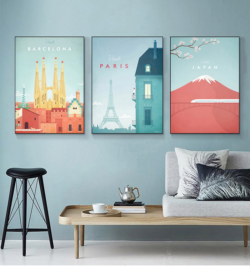 Cartoon Cute City Landscape Pa - Home Barcelona 리뷰 및 가격